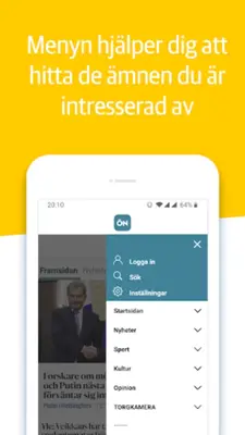 ÖN Nyheter android App screenshot 0