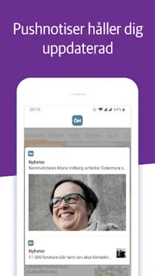 ÖN Nyheter android App screenshot 2